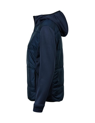 T-9113-Womens Hybrid-Stretch Hooded Jacket